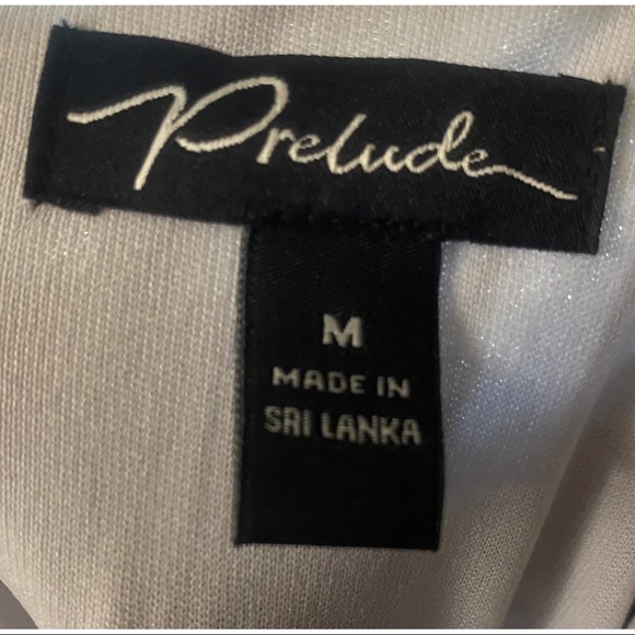 Prelude Metallic Silver Top, size Medium - Picture 10 of 12